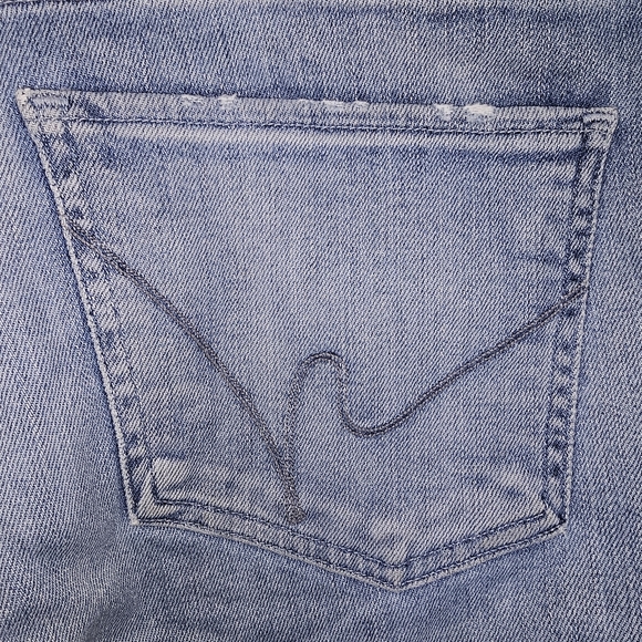 ♥︎ CITIZENS of HUMANITY ♥︎ Phoebe ♥︎ Slim Straight Crop Soft Light Denim Fade - Picture 5 of 11